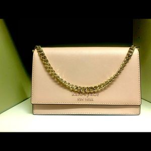 NWT Authentic Kate Spade Convertible Cameron Crossbody Bag Handbag Blush Pink